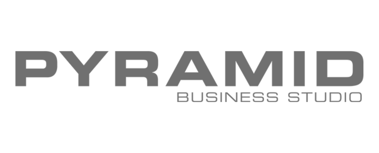 Pyramid logo monocrome